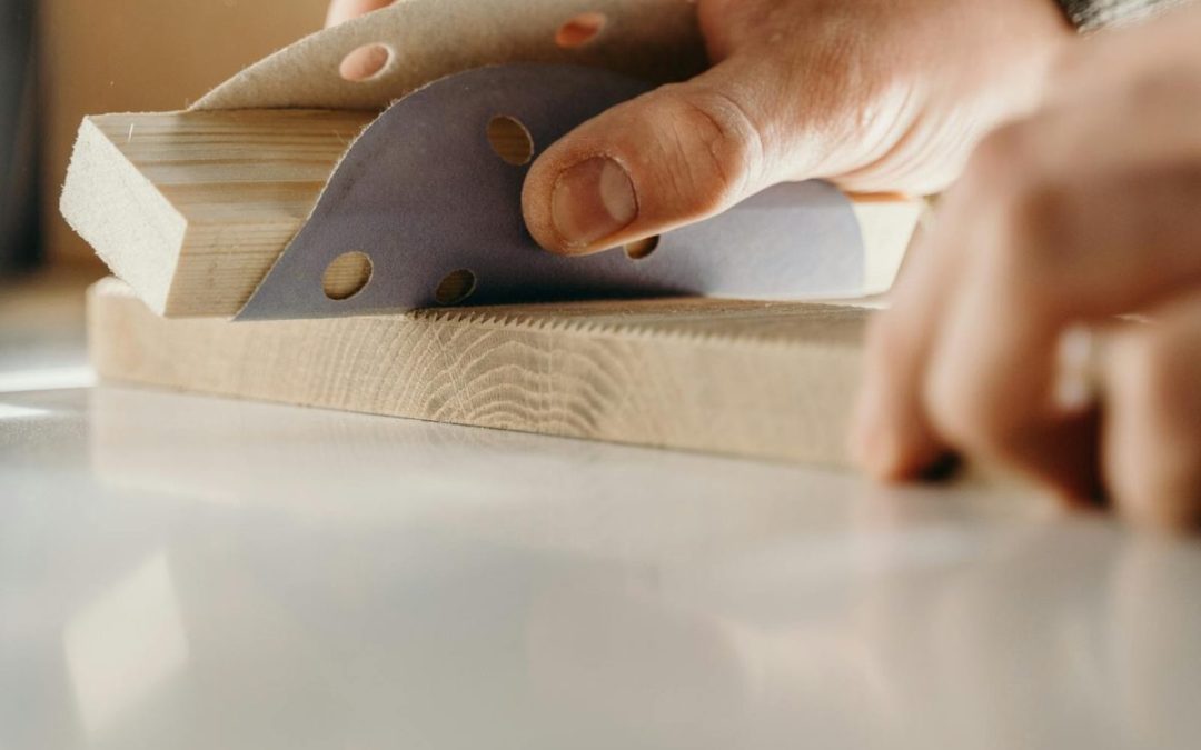 Sanding a surface in preparation for a flawless finish